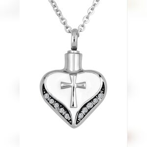 Love Heart Urn Necklace For Ashes